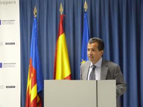 Rafael Mir�, Director General de IMPIVA, durante la clausura del Acto
