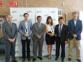 Foto de familia con los ganadores de las dos categor�as