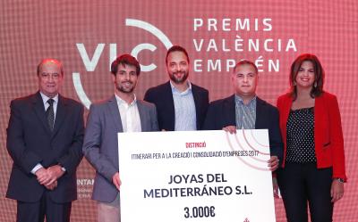 Gusto Mediterrneo, recibe una distincin en los premio Valencia Emprende 2018
