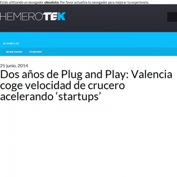 Valencia coge velocidad de crucero acelerando 'startups'