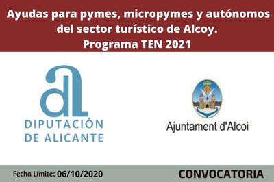 Ayudas sector tur�stico Alcoy. Programa TEN