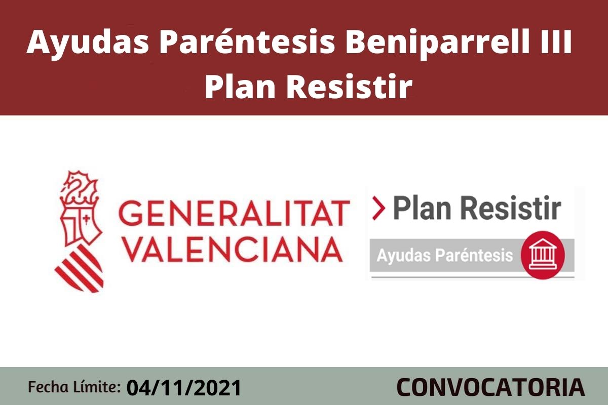 Ayudas Plan Resistir Beniparell