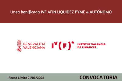 Línea bonificada IVF AFIN LIQUIDEZ PYME & AUTÓNOMO