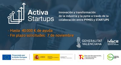 Cartel Ayuda Activa Startups CV 2022