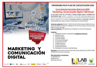 Programa Pice 2024: Marketing y comunicacin digital