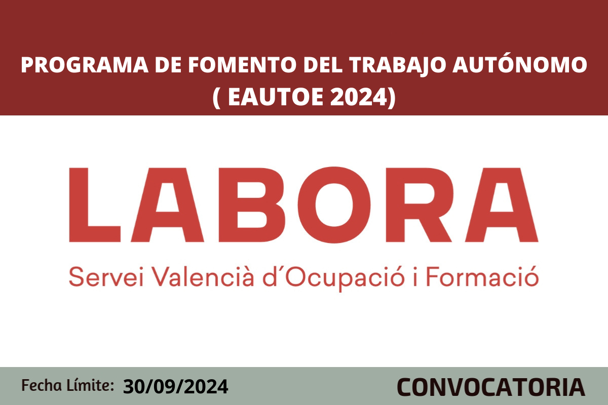 EAUTOE 2024 - Programa de Fomento del Trabajo Aut�nomo[;;;][;;;]