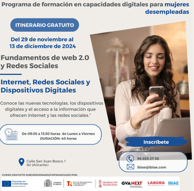 Programa de formacin en capacidades digitales para mujeres desempleadas