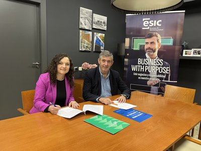Firma del convenio de formaci�n con ESIC