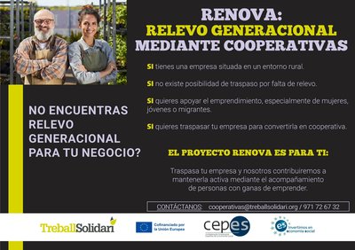 Relevo generacional a través de cooperativas