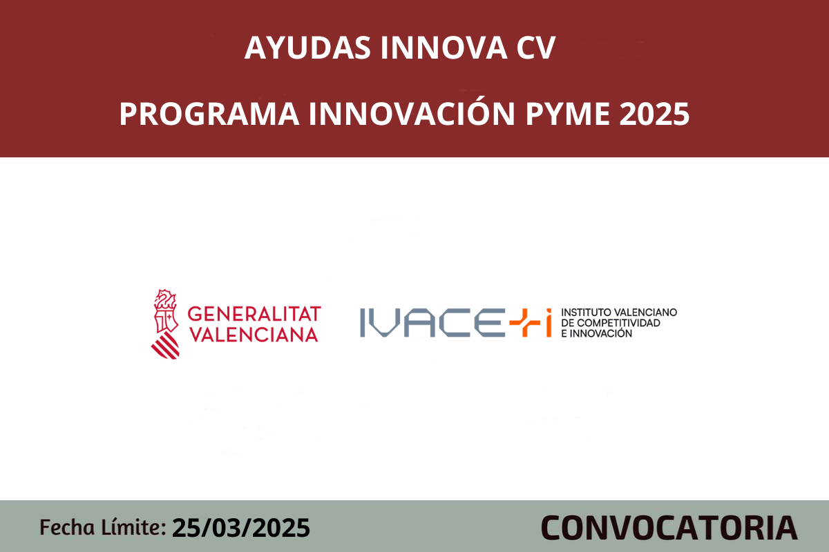 INNOVA CV 2025 | Programa de Innovacin de PYME