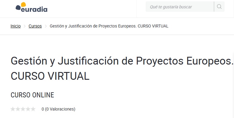 Gestión y Justificación Económica y Técnica de Proyectos Europeos