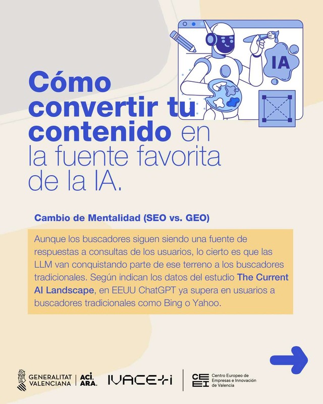 Cómo convertir tu contenido en la fuente favorita de la IA