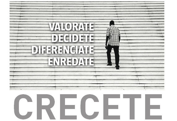 Lema-mensaje Crecete. Imagen #DPECV2012