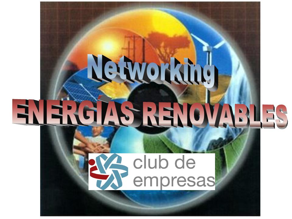 Cartel publicidad Networking Energias Renovables