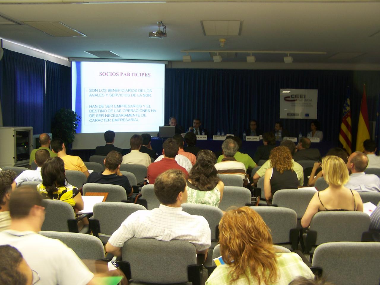 Vista asistentes al foro de financiacin 2008 CEEI Valencia