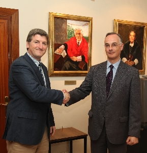 El rector de la CEU-UCH y el presidente de CEEI 
