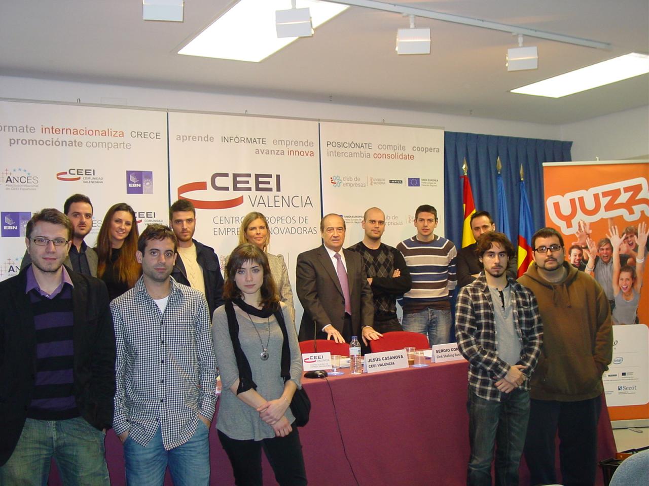 Foto: Candidatos al Concurso YUZZ Valencia