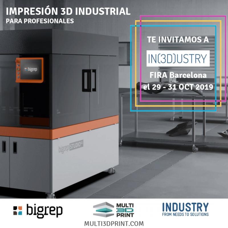 BigRep presentar STUDIO G2, su nueva impresora 3d industrial en INDUSTRY