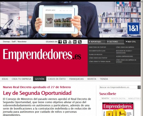 Ley de Segunda Oportunidad. Nuevo Real Decreto aprobado el 27 de febrero