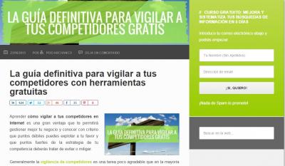 C�mo vigilar a tus competidores con herramientas gratuitas